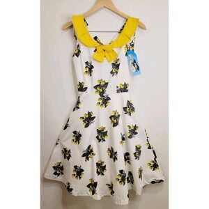 Tatyana Alika Dress Size Small Pinup Swing Rockabilly Circle Dress Slip/Line NWT
